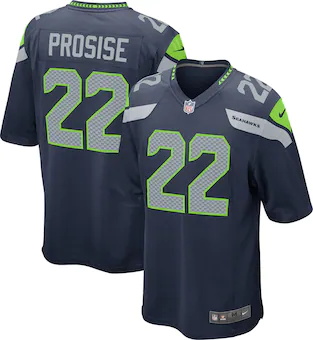 youth nike cj prosise college navy seattle seahawks game je